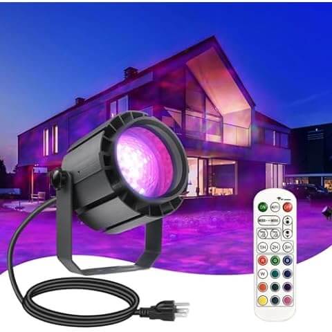 Halloween & Christmas Holiday Projector – 12 Slides LED Projection Lights for Indoor & Outdoor Decorations
