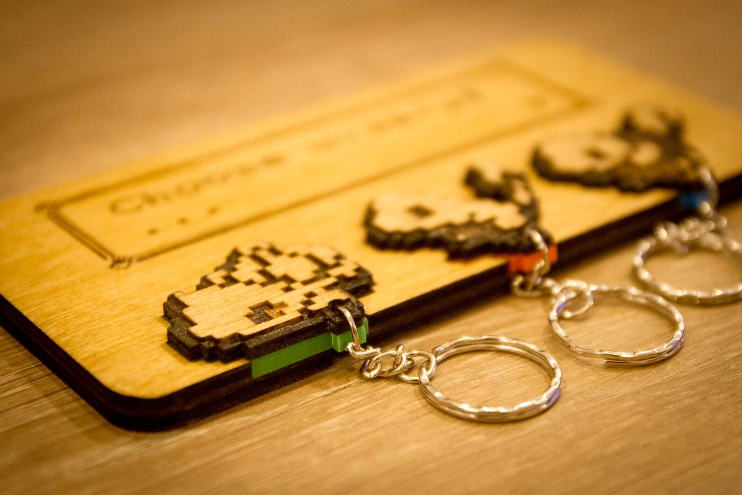 Choose Wisely! Inspired keyring & wall mount