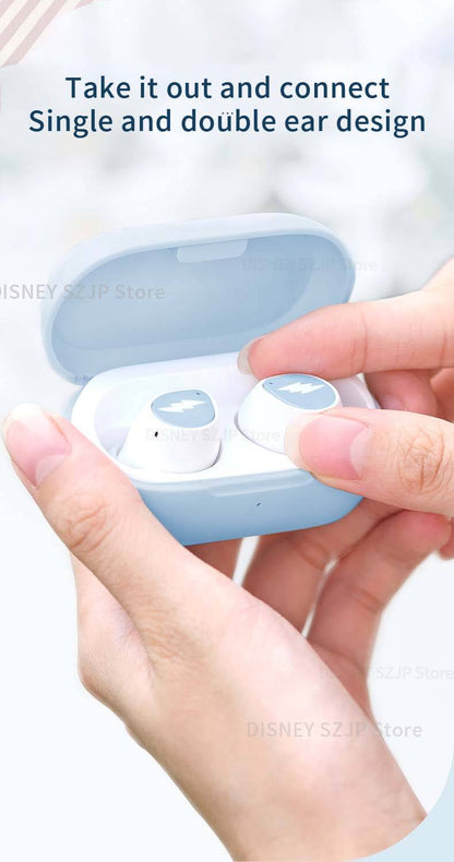 Disney Lilo and Stitch Bluetooth Wireless Earbuds with Charging Case.