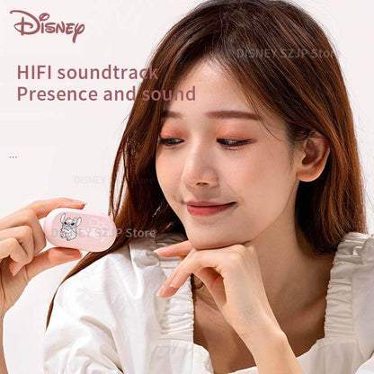 Disney Lilo and Stitch Bluetooth Wireless Earbuds with Charging Case.