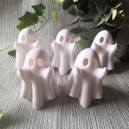 Light Up Rude Ghost Ornaments (5pcs)