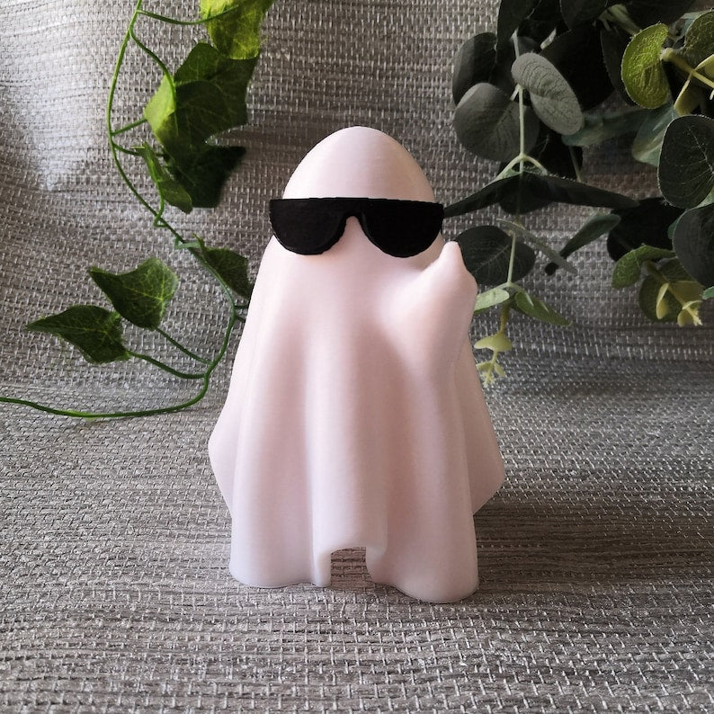 Light Up Rude Ghost Ornaments (5pcs)