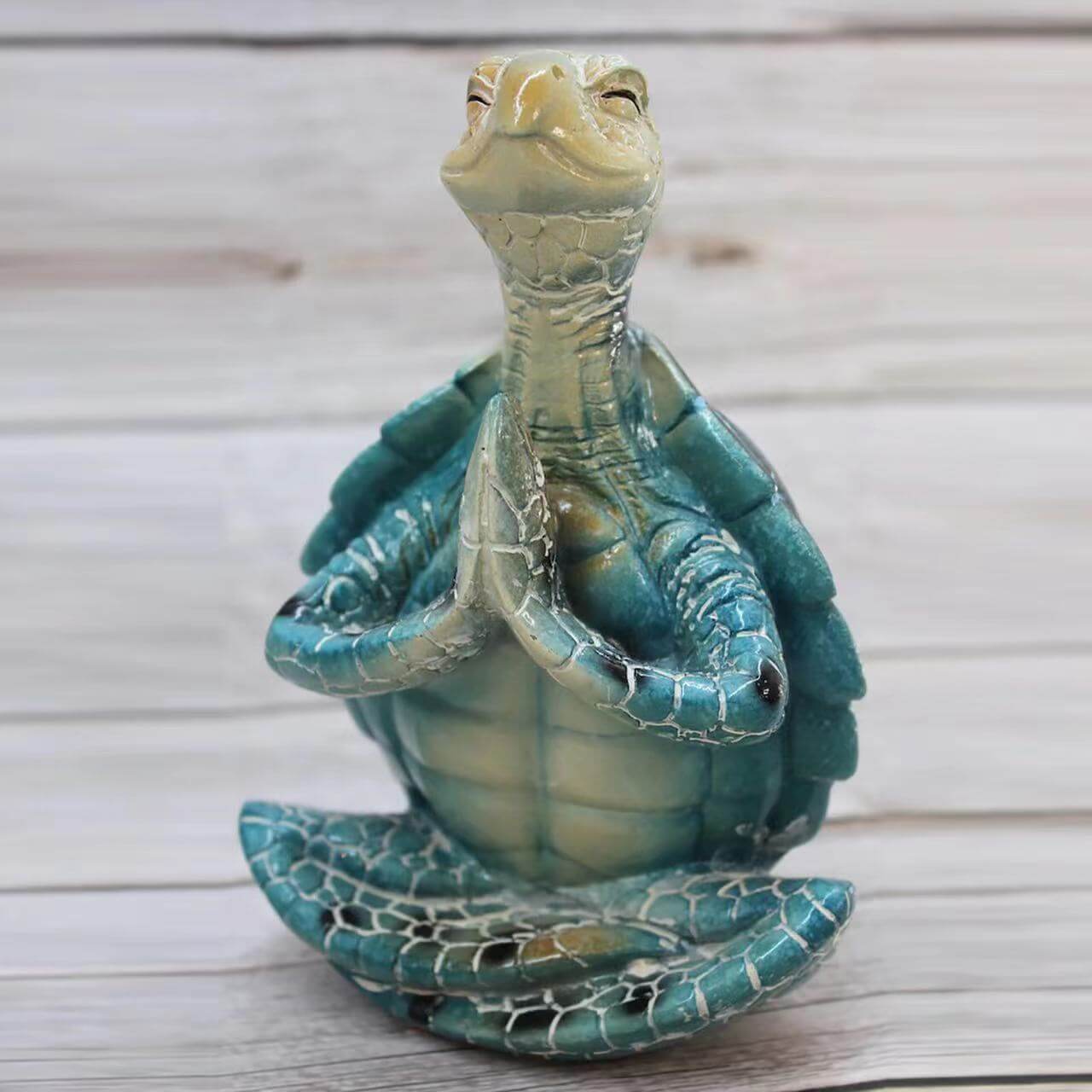 yoga lovers gift  yoga gift  turtle yoga  turtle figurines collectibles  turtle figurine  sea turtle figurines  meditating lovers gift  meditating gift  meditating figurine  crystal turtle figurine